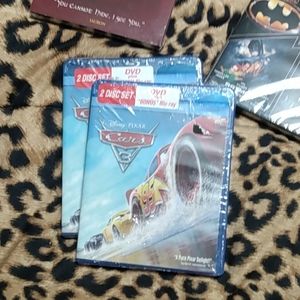 Disney Pixar cars 3 DVD plus Blu Ray